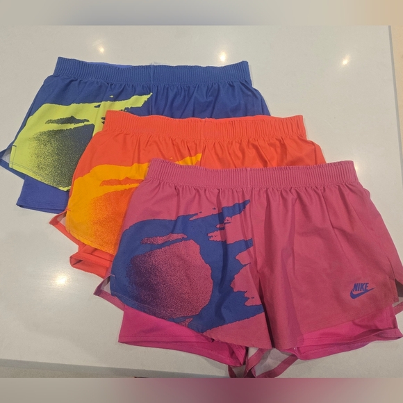 Nike Pants - Nike Women’s Sports Shorts Set Of 3 Size Large